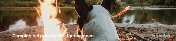 Camping bei privaten Gastgeber:innen